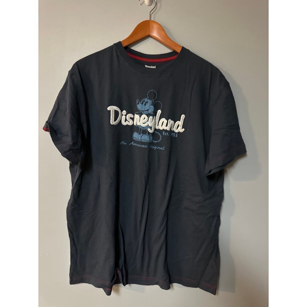 Disneyland Mickey Mouse T Shirt XL Black Graphic Tee Est 1955 Disney Parks